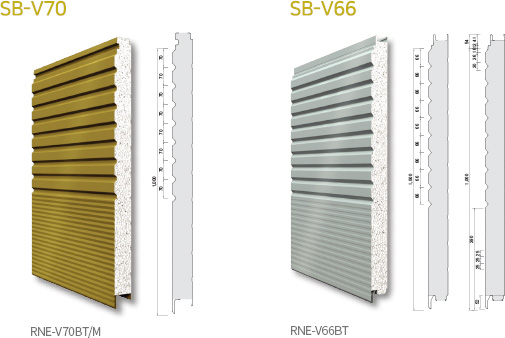 Tường Ngoài Giấu Vít Eps Panel 9 Sóng Lớn SB V66